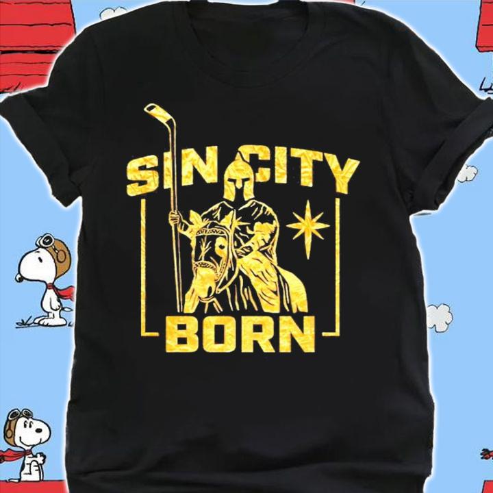 Sin city born Metallic shirt