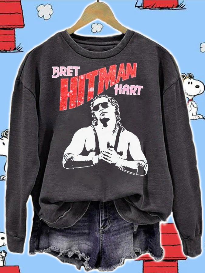 The Hitman Bret Hart T-shirt sweatshirt