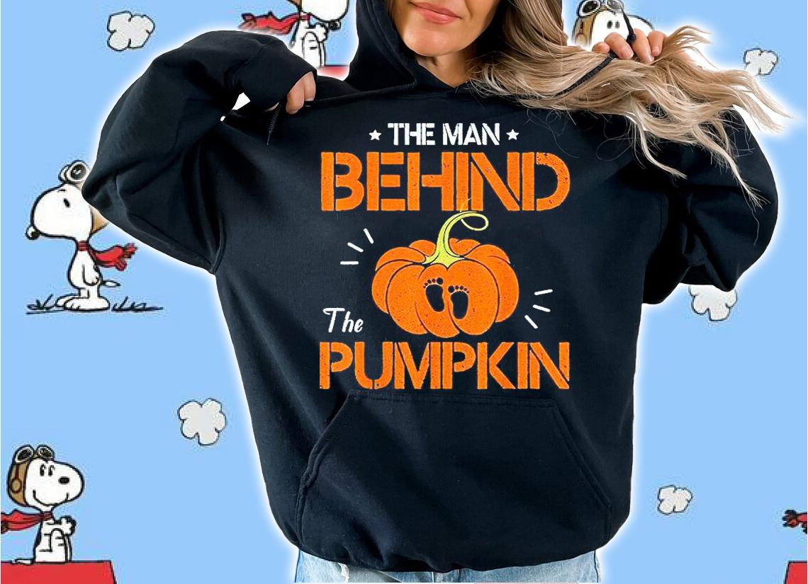 The Man behind the Pumpkin Halloween T-shirt