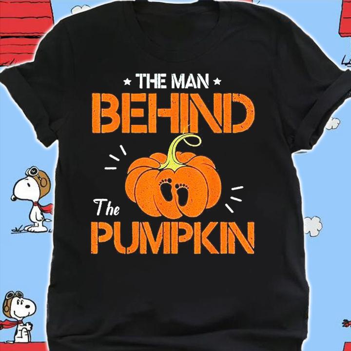 The Man behind the Pumpkin Halloween T-shirt