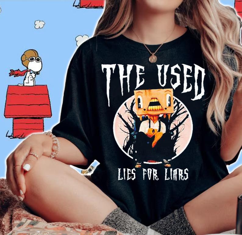 The Used lies for liars T-shirt woman shirt