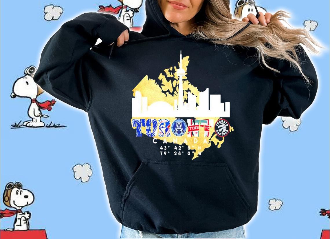 Toronto Blue Jays Maple Leafs Argonauts FC Raptors Canada shirt hoodie