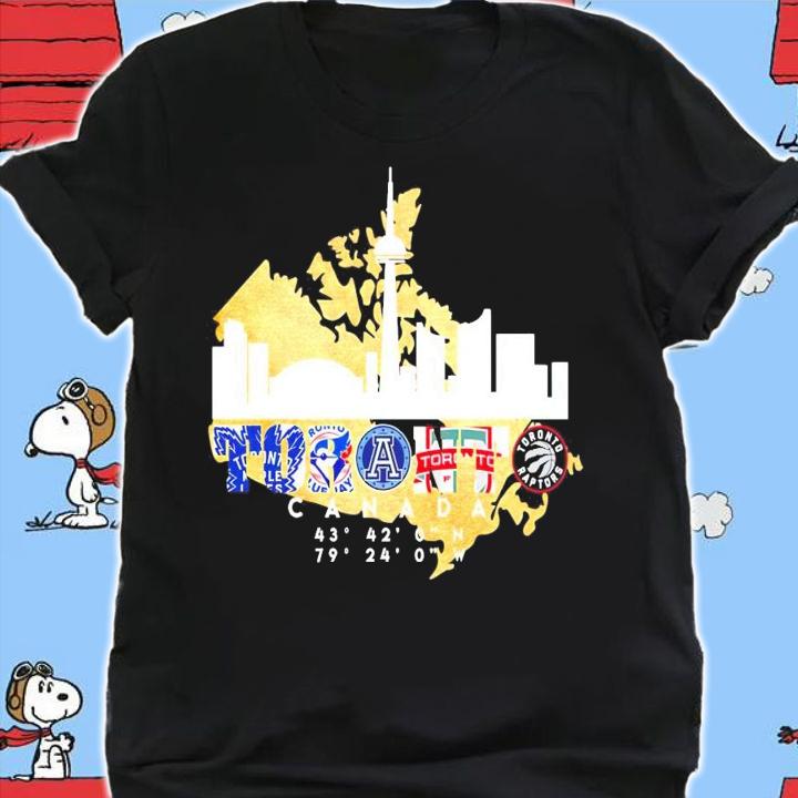Toronto Blue Jays Maple Leafs Argonauts FC Raptors Canada shirt shirt
