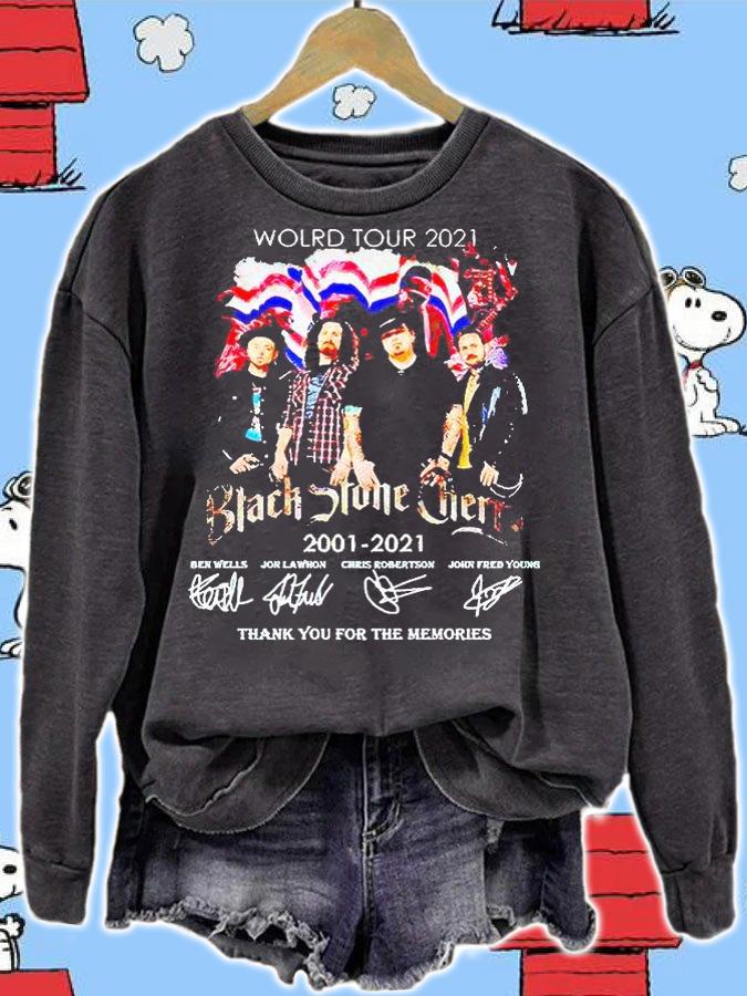 World tour 2021 Black Stone Cherry 2001-2021 thank You for the memories signature T-shirt