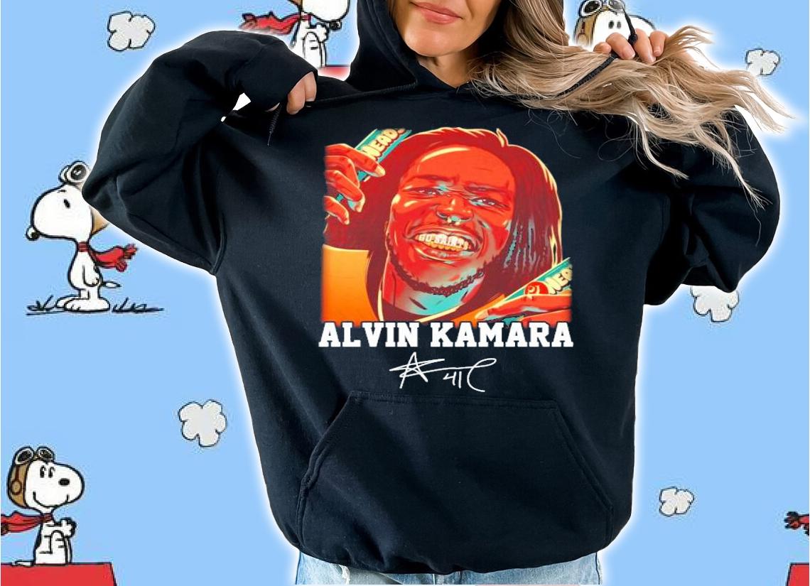 Alvin Kamara signature t-shirt