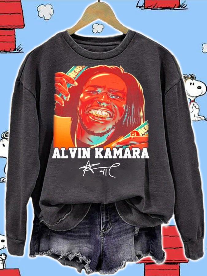 Alvin Kamara signature t-shirt