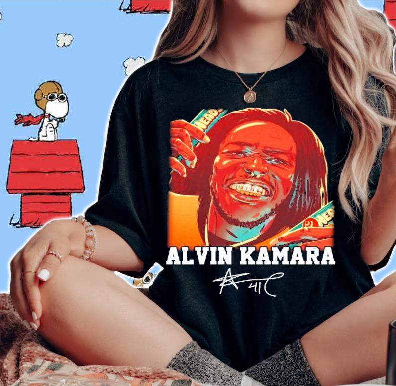 Alvin Kamara signature t-shirt