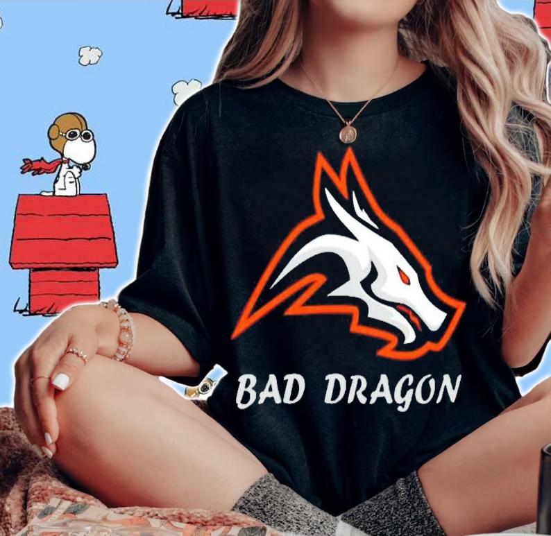 Bad Dragon logo Denver Broncos t-shirt woman shirt