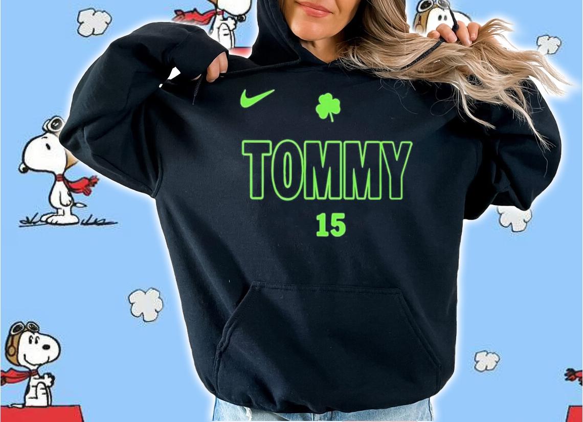 Nike Tommy 15 Boston Celtics shirt hoodie