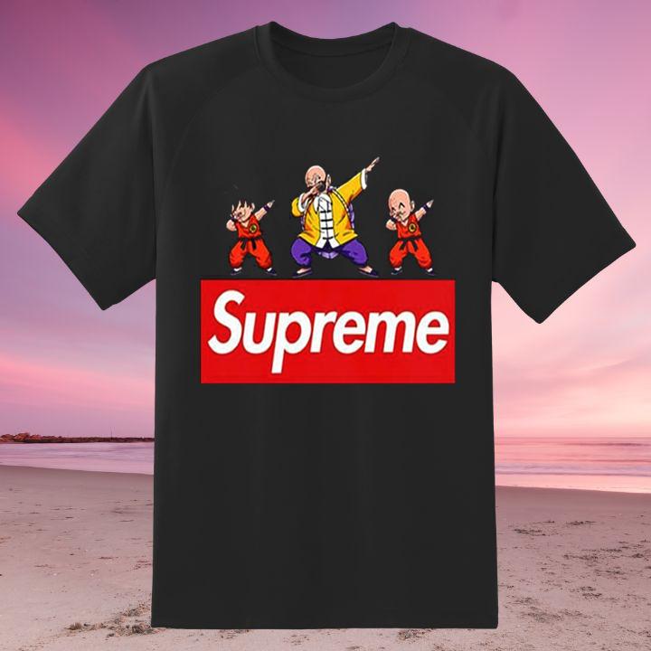Shop Funny Dabbing Son Goku, Master Roshi & Krillin Dragon Ball Z Shirt