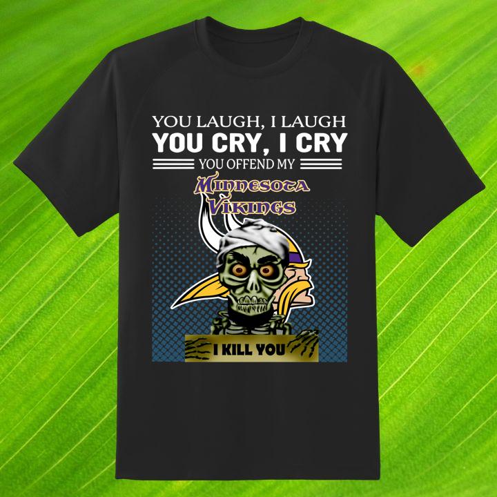 Official Jeff Dunham Achmed You Laugh I Laugh You Offend My Minnesota Vikings Shirt