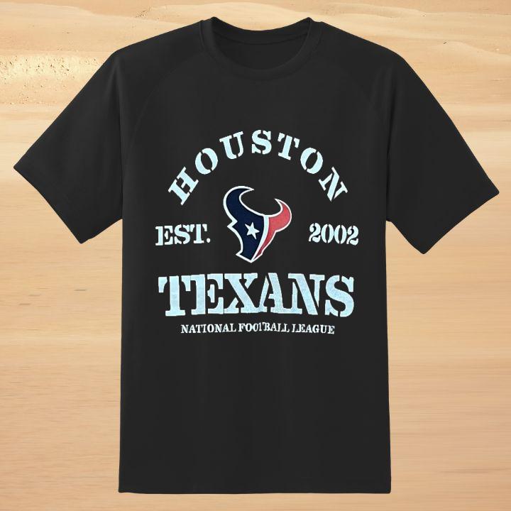 Hot Houston Texans Est. 2002 Nation Football League T-Shirt