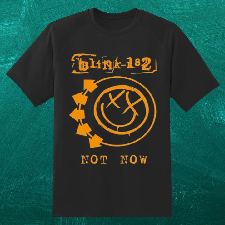 Great Not Now Blink-182 Rock Band Album Greatest Hits T-Shirt