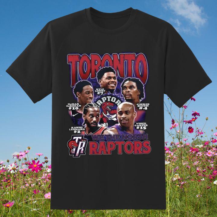 Toronto Raptors Basketball Players We The North T-Shirt