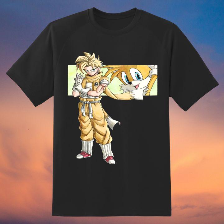 Dragon Ball X Tails Sonic The Hedgehog T-Shirt
