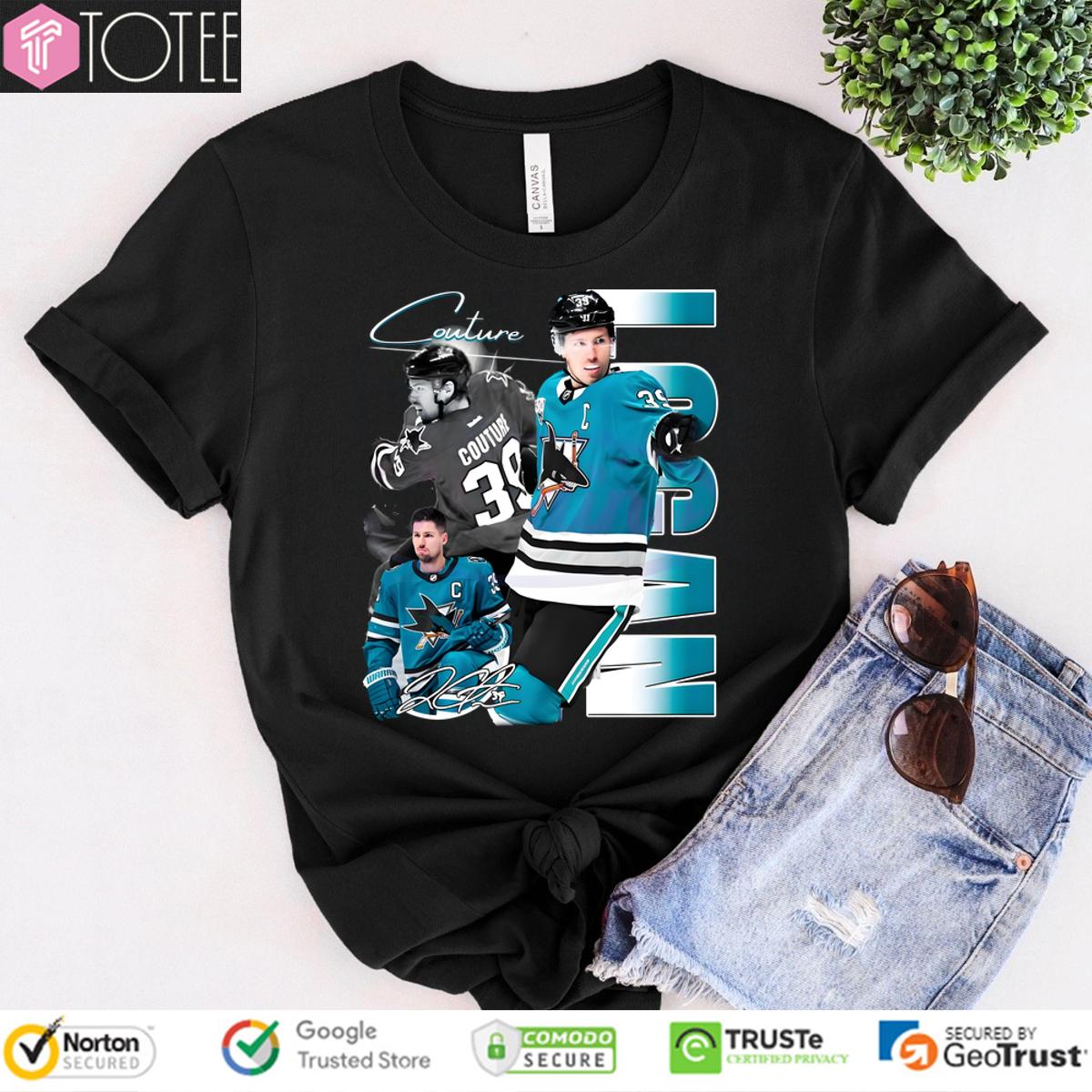 Logan Couture San Jose Sharks Nhl Players Lightning Effect Hockey Shirt