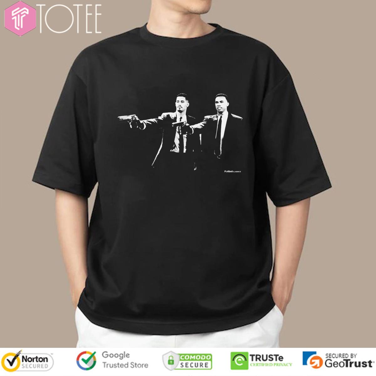 William Saliba And Gabriel Magalhães Parody Pulp Fiction Arsenal Fc T-Shirt