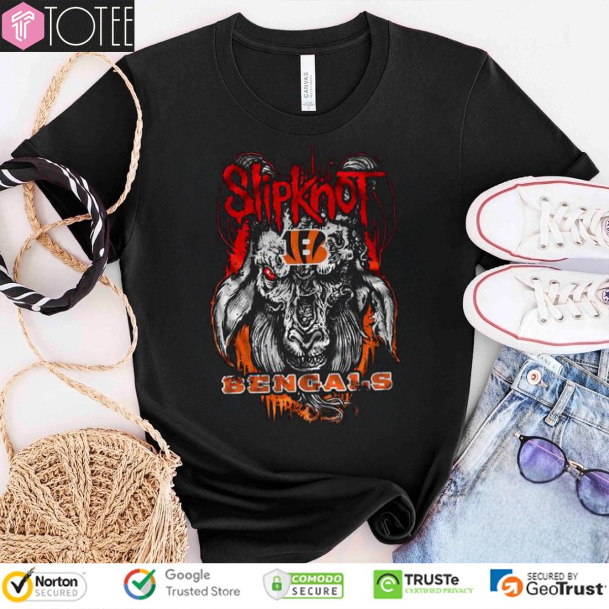 Satan Goat Slipknot Cincinnati Bengals T-Shirt