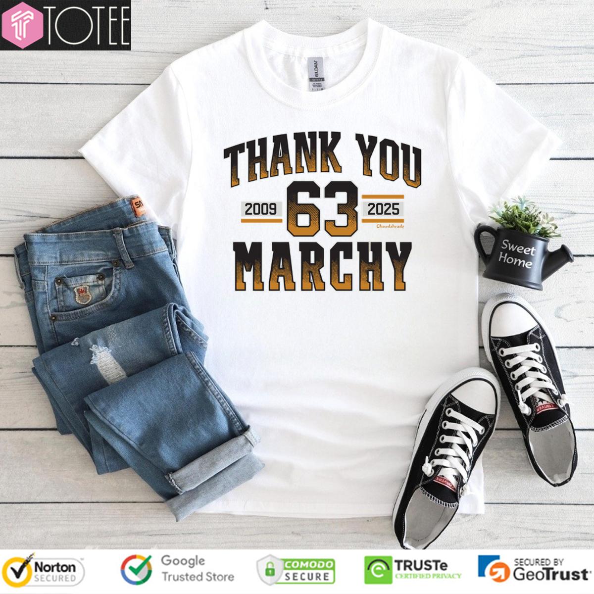 Brad Marchand Thank You Marchy Boston Bruins Shirt