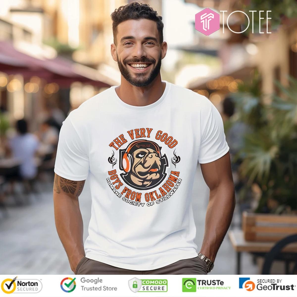 Dog The Very Good Boys From Oklahoma Humane Society Of Stillwater T-shirt