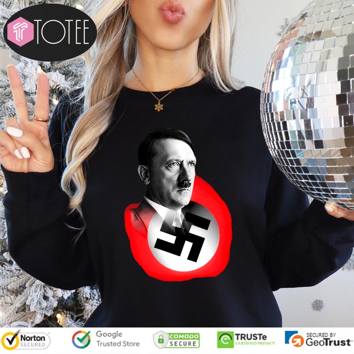 Mens Hitler Nazi Party Flag Long Sleeve
