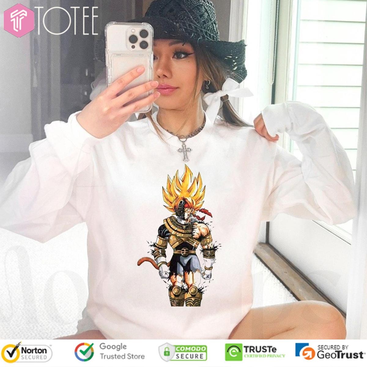 Super Saiyan Bardock Power Ranger Dragon Ball Fathers Day Long Sleeve