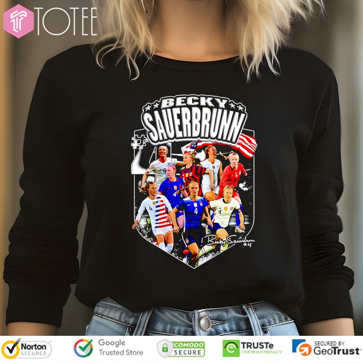 Uswnt Becky Sauerbrunn Farewell Signature Long Sleeve