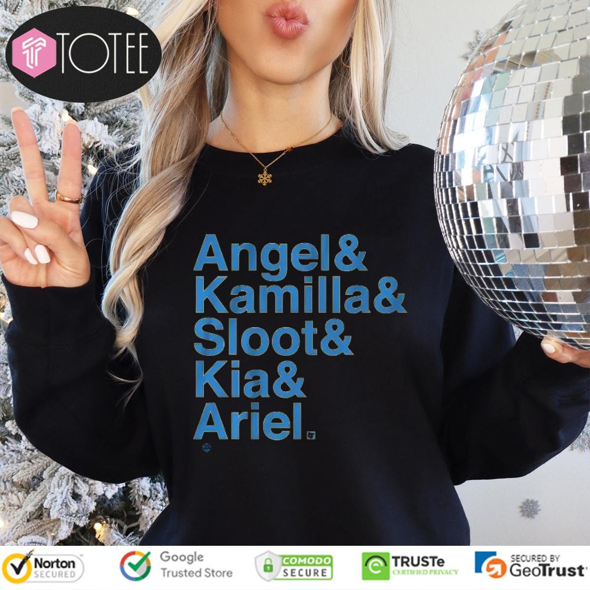 Chicago Sky Players Angel Kamilla Sloot Kia Ariel Long Sleeve