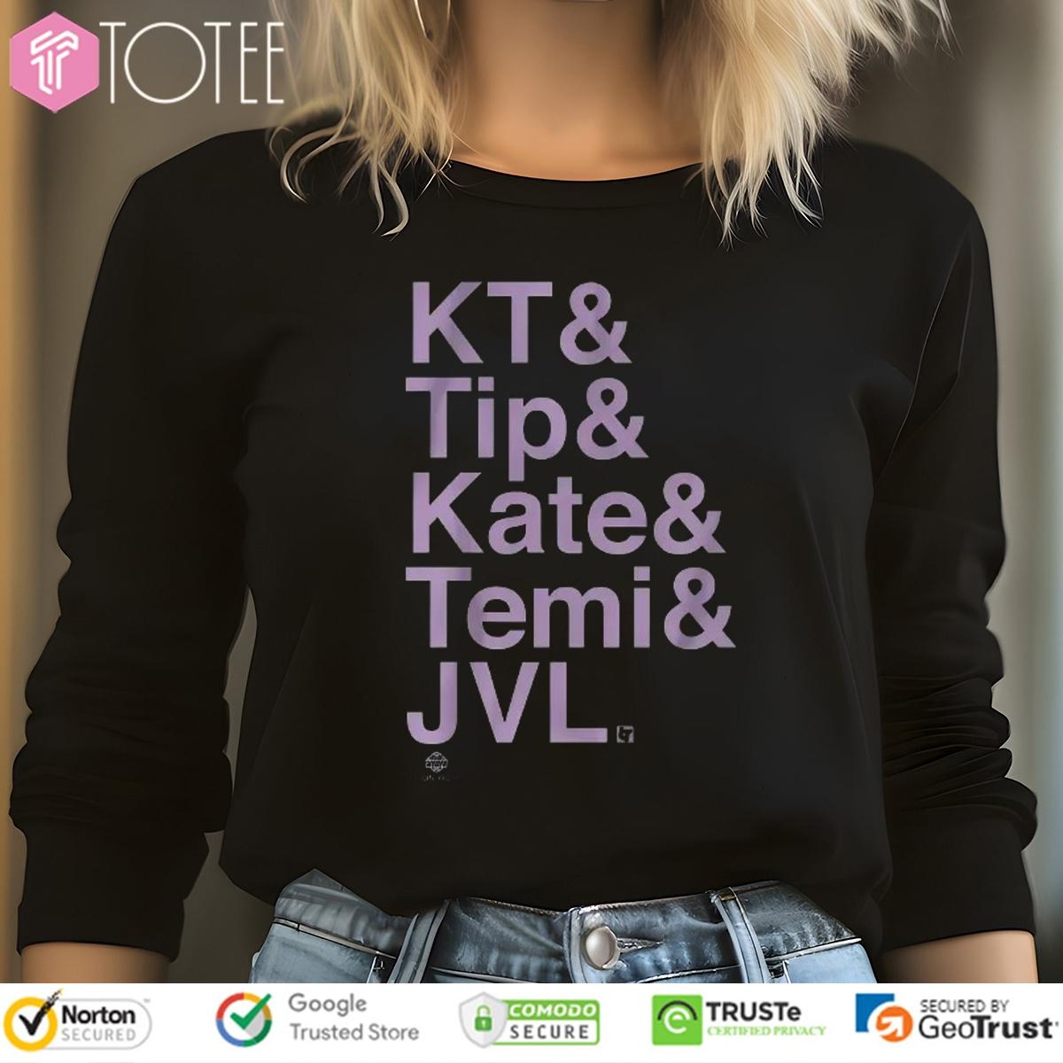 Golden State Valkyries Players Names Kt Tip Kate Temi Jvl Long Sleeve