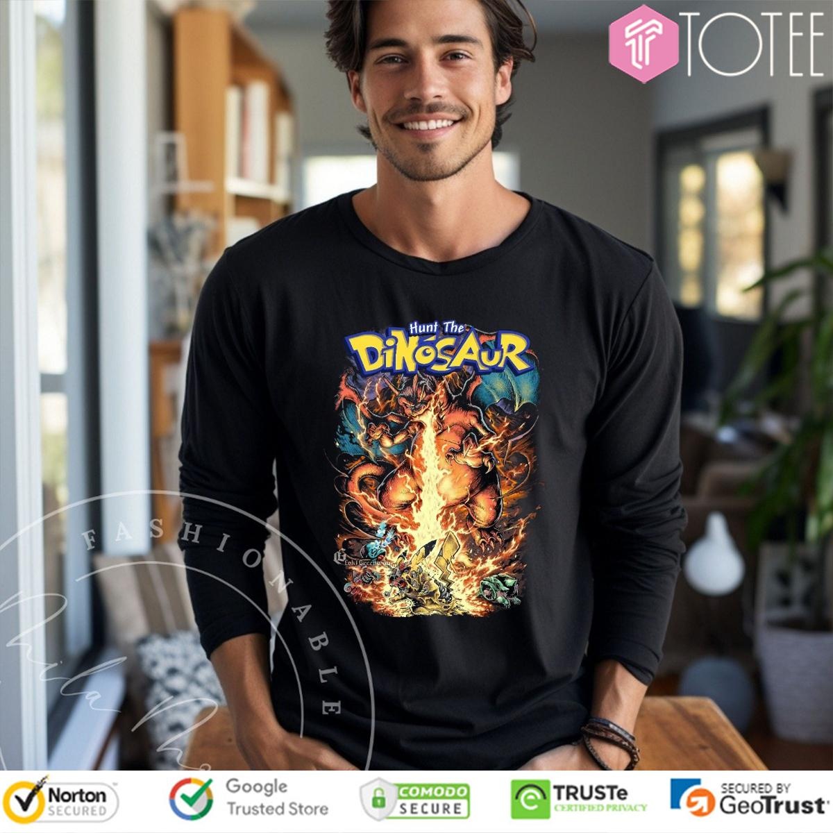 Hunt The Dinosaur Pokemon Charizard Long Sleeve