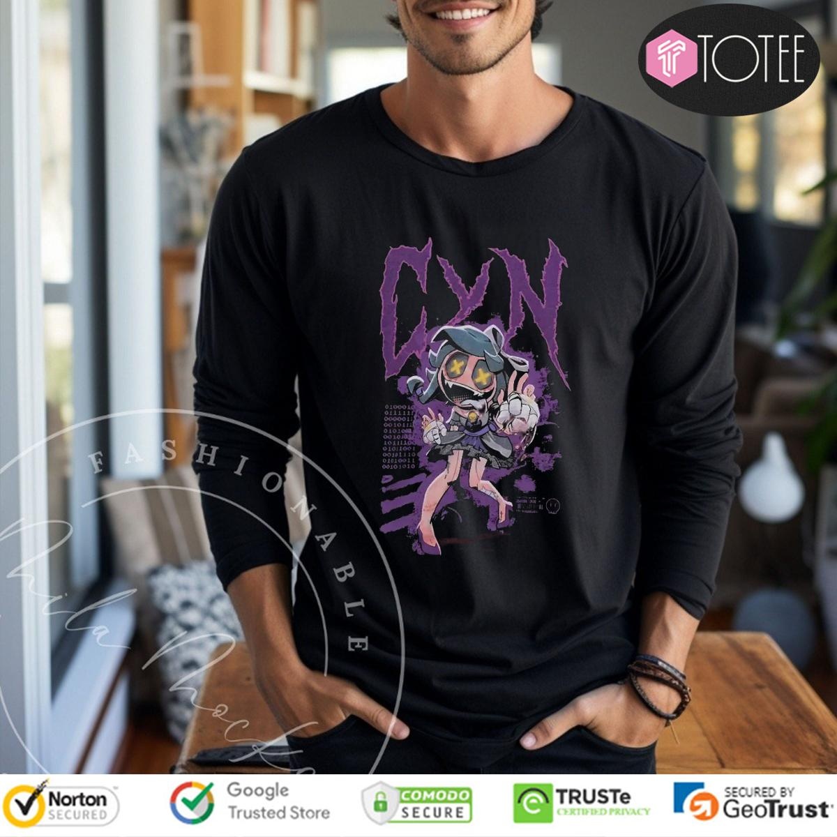 Murder Drones Cyn Pixelated Graphics Long Sleeve
