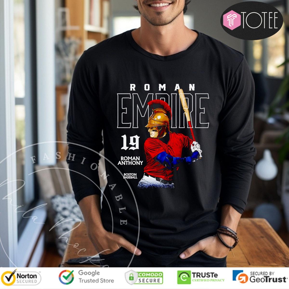 Roman Anthony Empire Boston Red Sox Baseball Long Sleeve