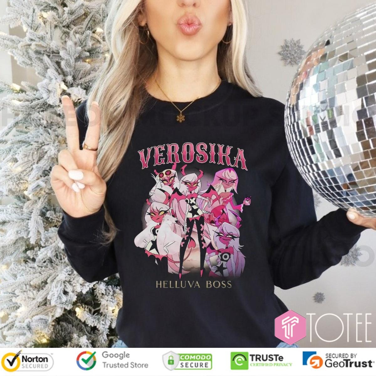 Verosika Helluva Boss Vintage Bootleg Long Sleeve