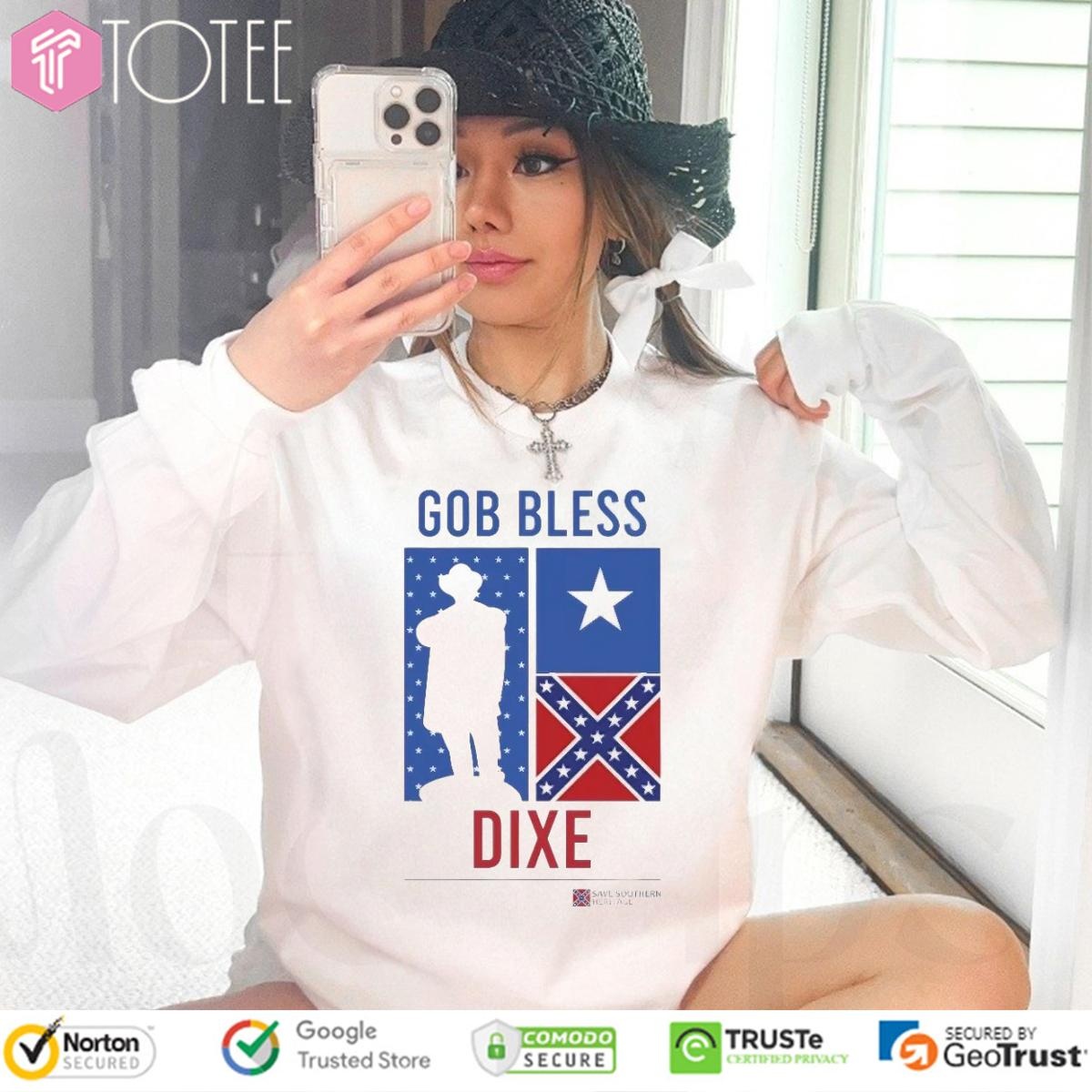 God Bless Dixie Save Southern Heritage Long Sleeve