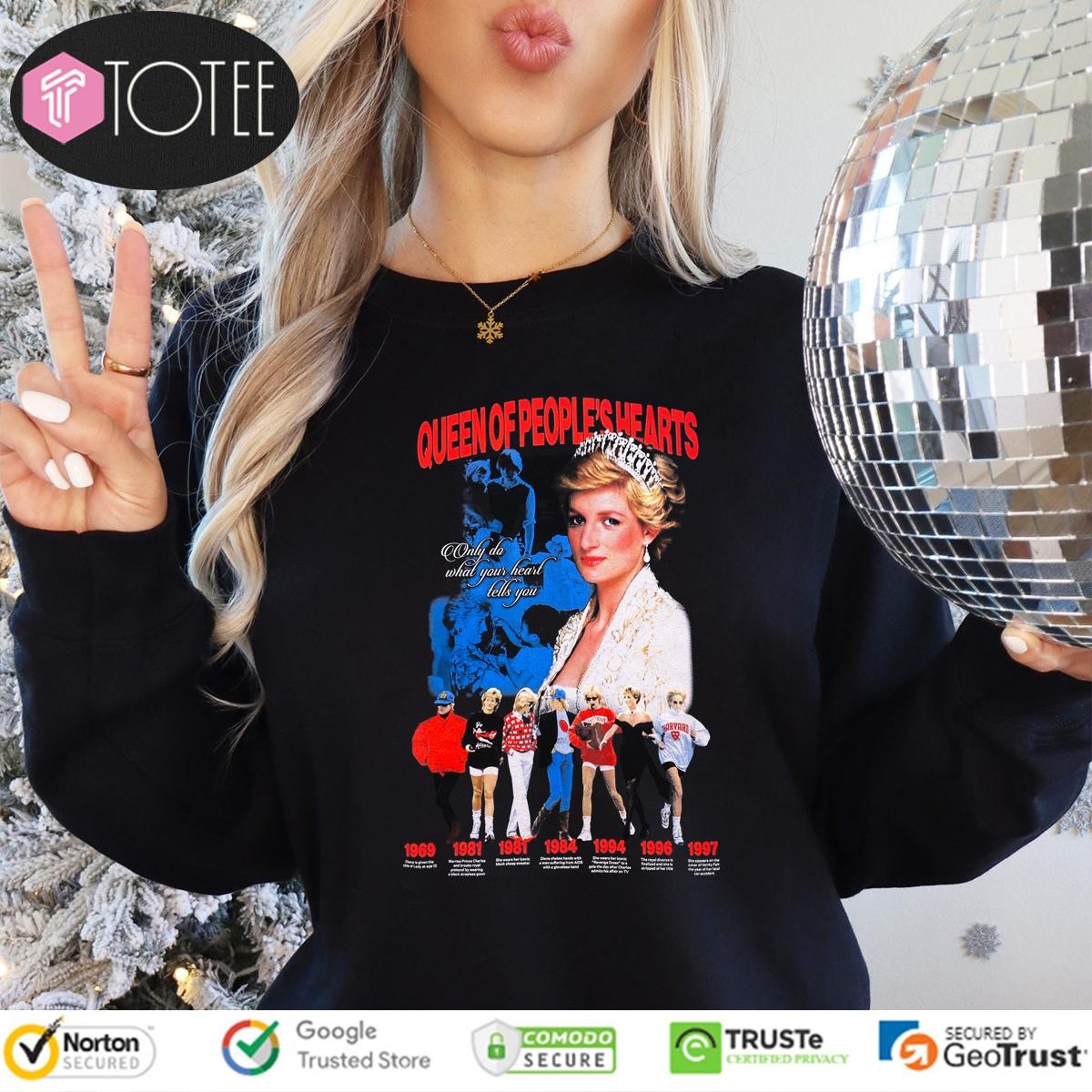 Princess Diana Queen Of Peoples Hearts Long Sleeve