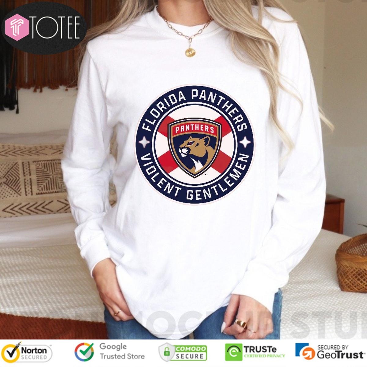Violent Gentlement Florida Panthers Flag Logo Long Sleeve