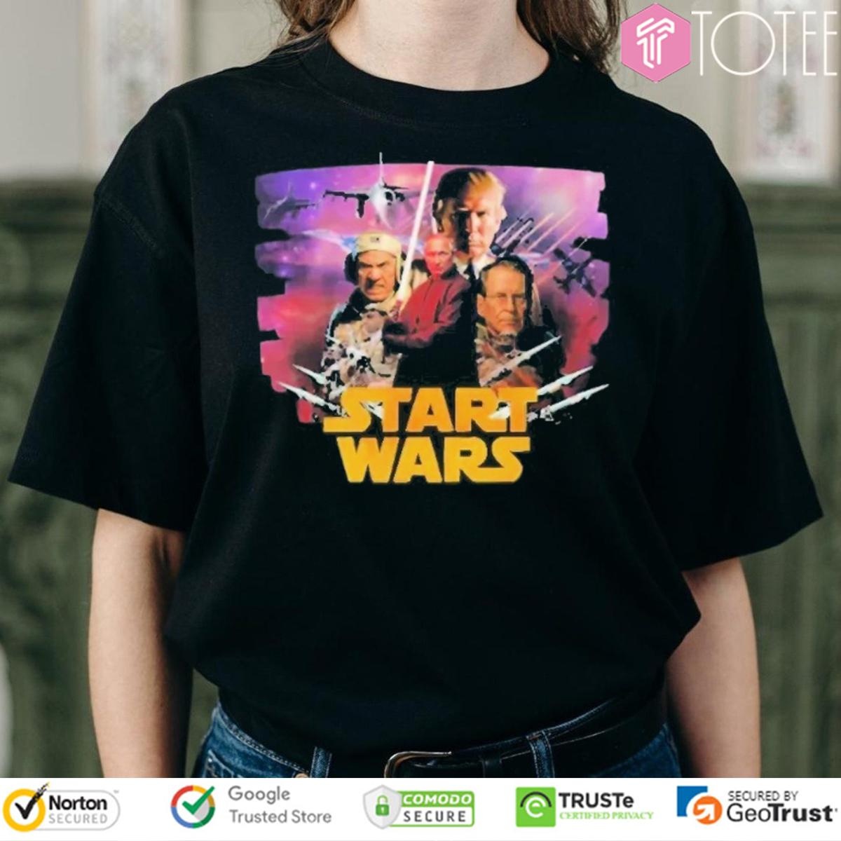 Start Wars Trump And Putin Parody Star Wars T-shirt