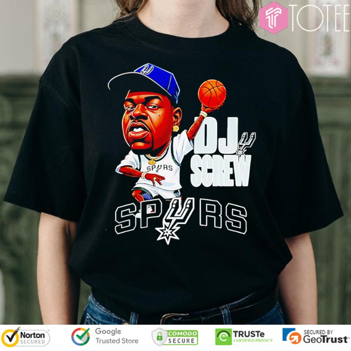 Dj Screw San Antonio Spurs T-shirt