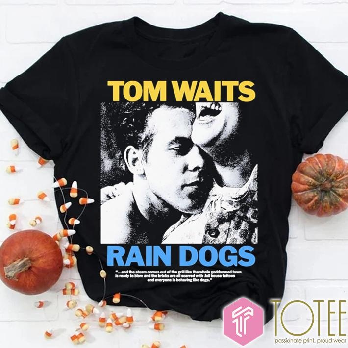 Official Tom Waits Rain Dogs Album T-shirt
