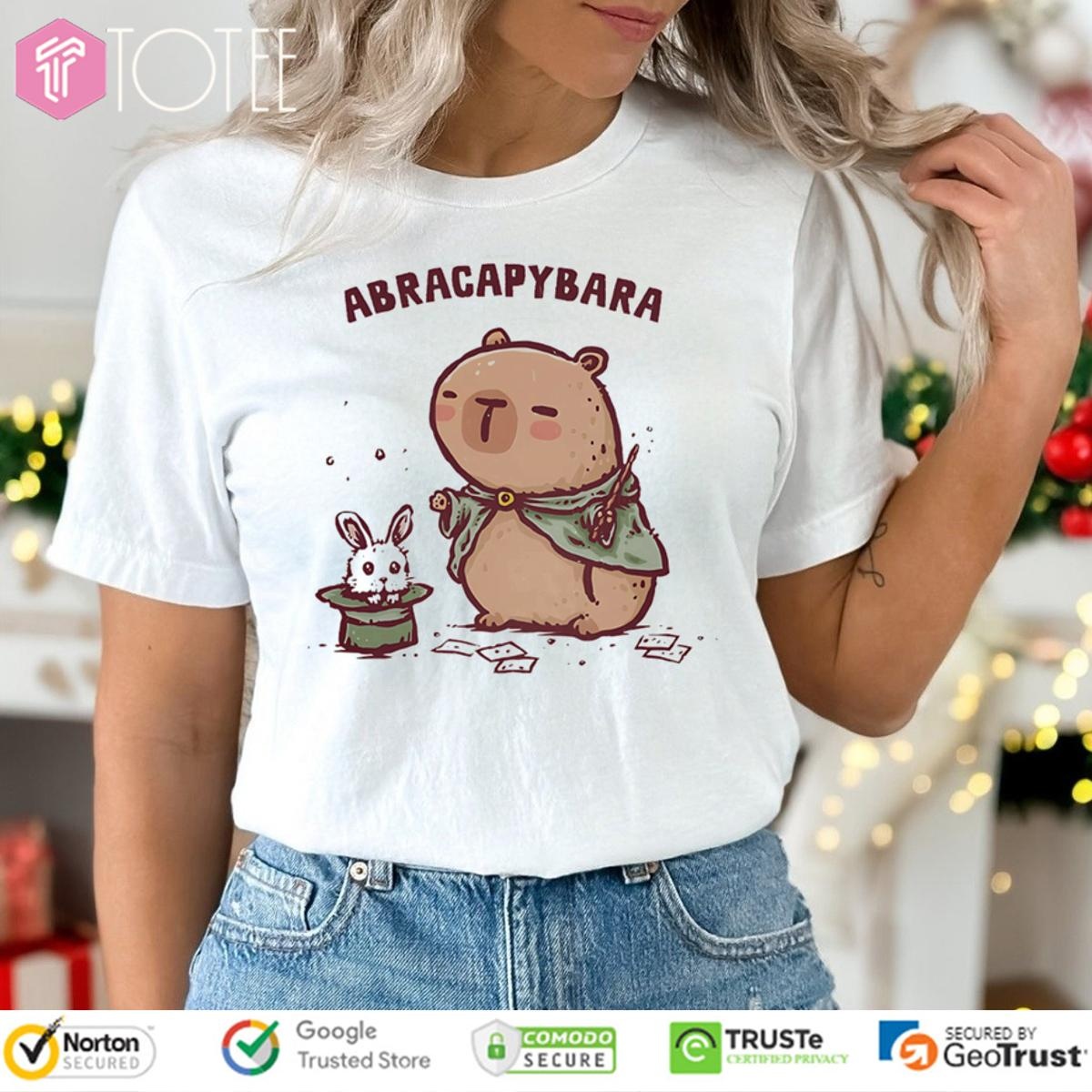 Abracapybara And Rabbit T-shirt