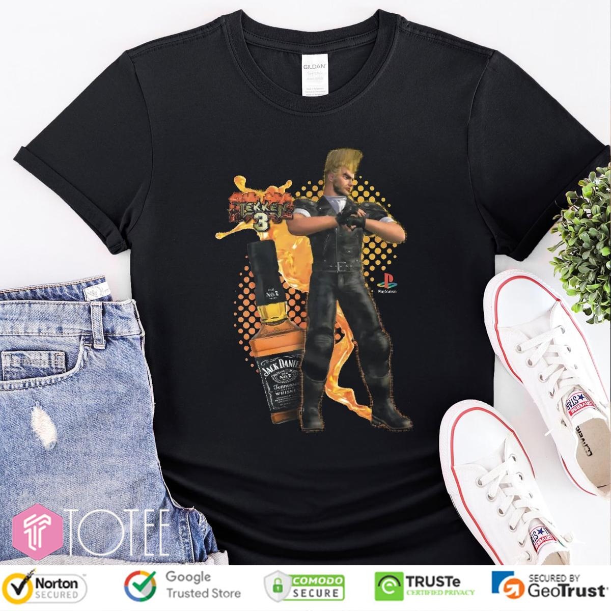 Jack Daniels X Paul Phoenix Tekken T-shirt